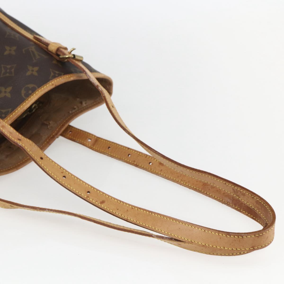 LOUIS VUITTON Monogram Bucket GM Shoulder Bag M42236 LV Auth 153687