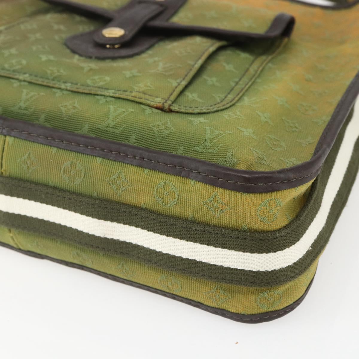 LOUIS VUITTON Monogram Mini Bussus Marie Kate Bag TST Khaki M92324 Auth 153693