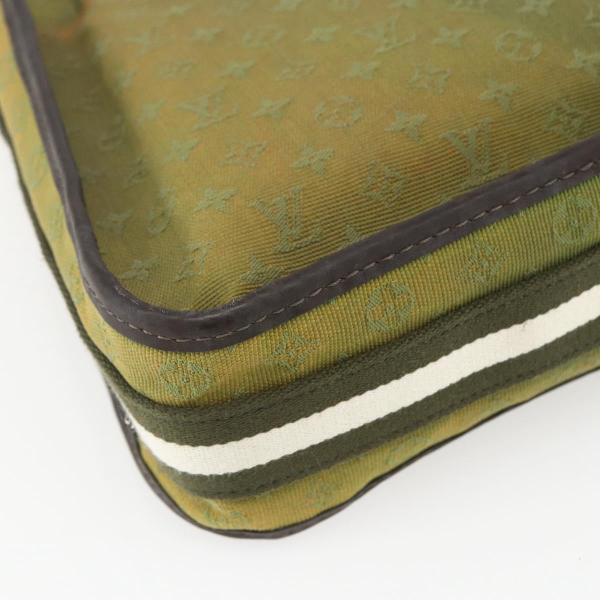 LOUIS VUITTON Monogram Mini Bussus Marie Kate Bag TST Khaki M92324 Auth 153693