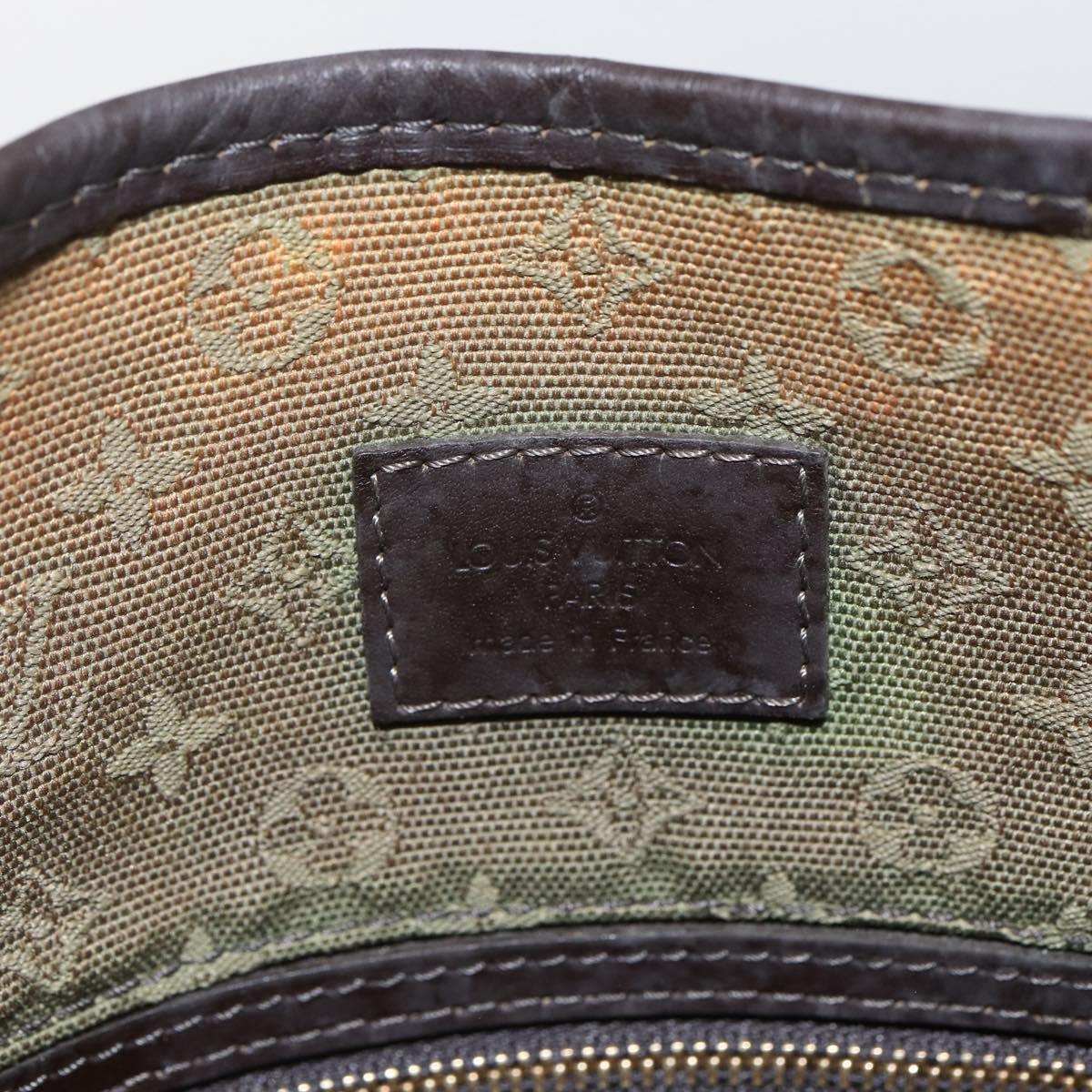 LOUIS VUITTON Monogram Mini Bussus Marie Kate Bag TST Khaki M92324 Auth 153693