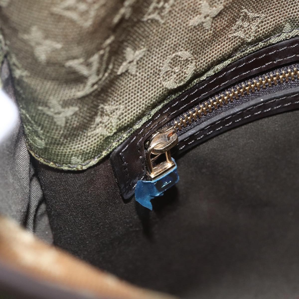 LOUIS VUITTON Monogram Mini Bussus Marie Kate Bag TST Khaki M92324 Auth 153693