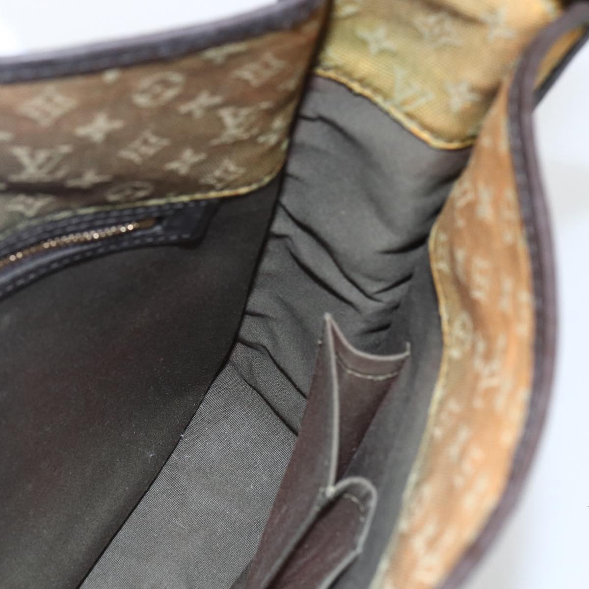 LOUIS VUITTON Monogram Mini Bussus Marie Kate Bag TST Khaki M92324 Auth 153693