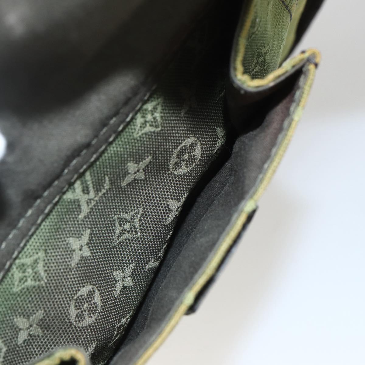 LOUIS VUITTON Monogram Mini Bussus Marie Kate Bag TST Khaki M92324 Auth 153693