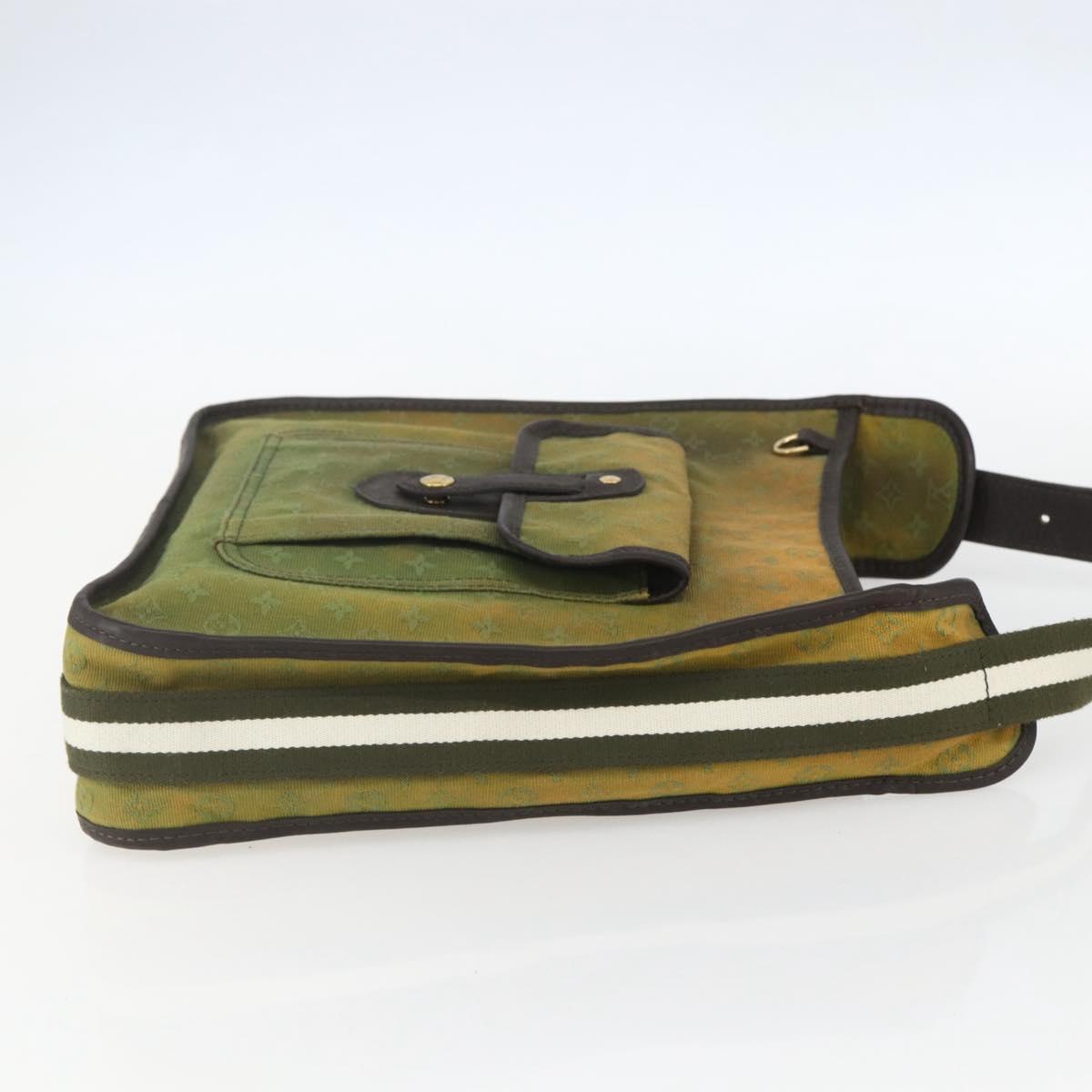 LOUIS VUITTON Monogram Mini Bussus Marie Kate Bag TST Khaki M92324 Auth 153693