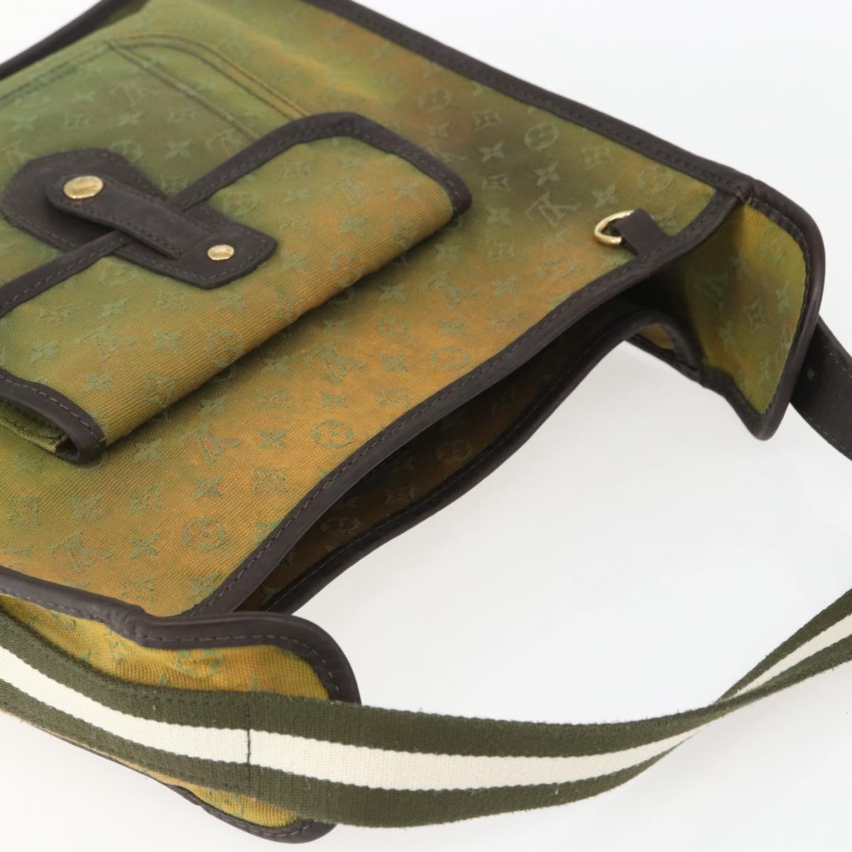 LOUIS VUITTON Monogram Mini Bussus Marie Kate Bag TST Khaki M92324 Auth 153693