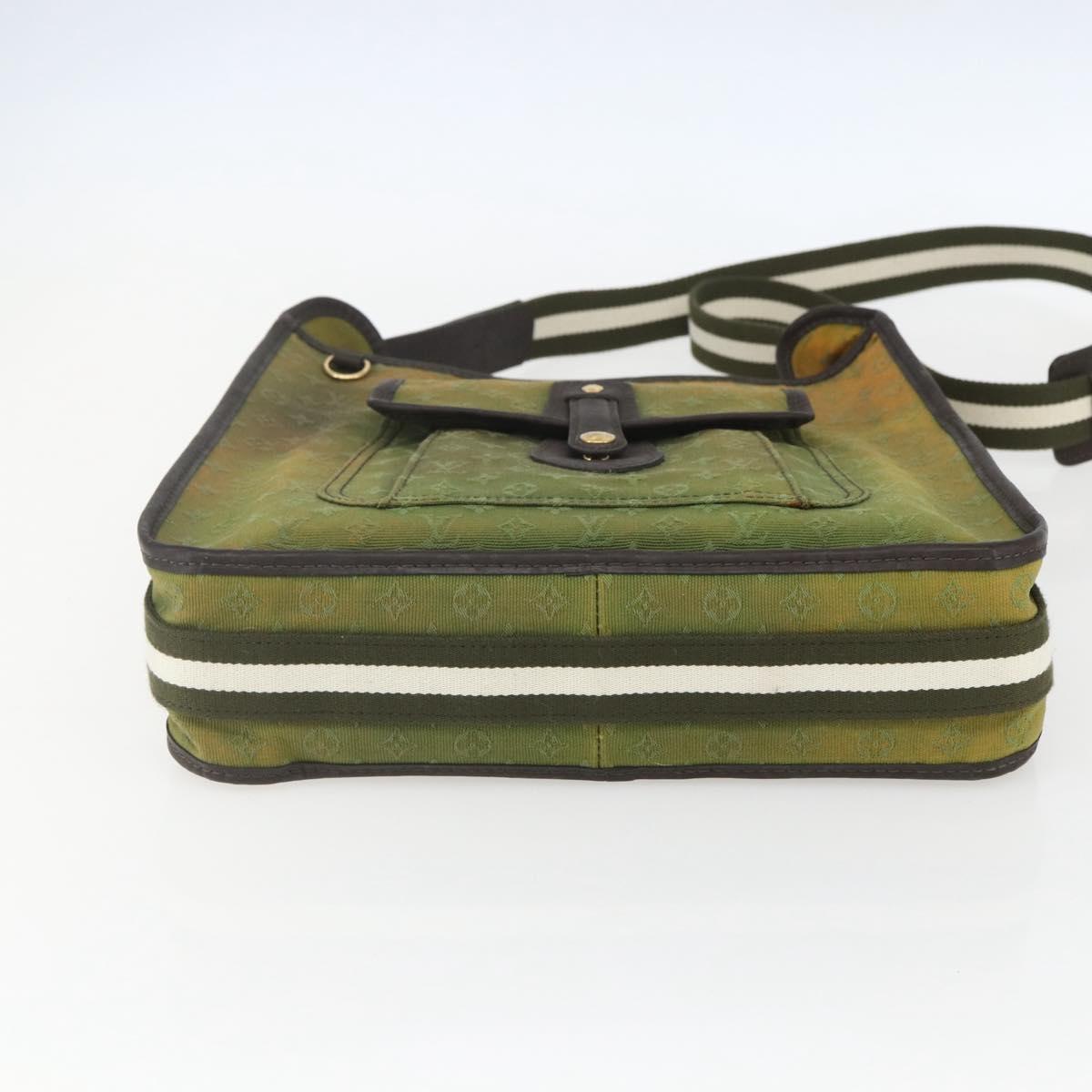 LOUIS VUITTON Monogram Mini Bussus Marie Kate Bag TST Khaki M92324 Auth 153693