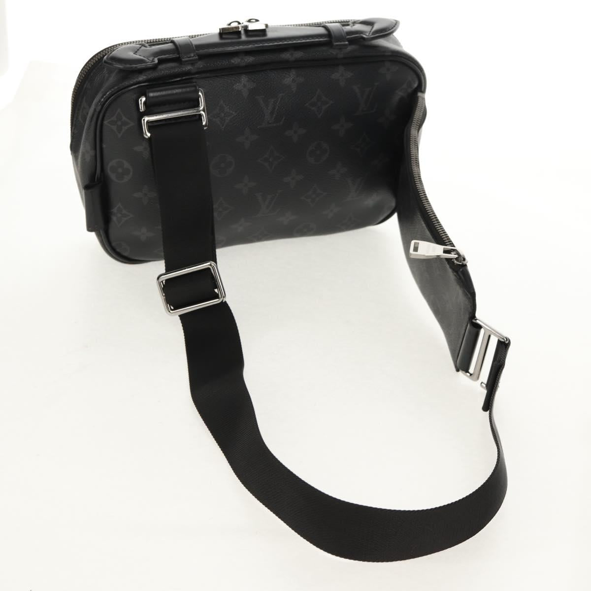 LOUIS VUITTON Monogram Eclipse Bum Bag Shoulder Bag M42906 LV Auth 153700V
