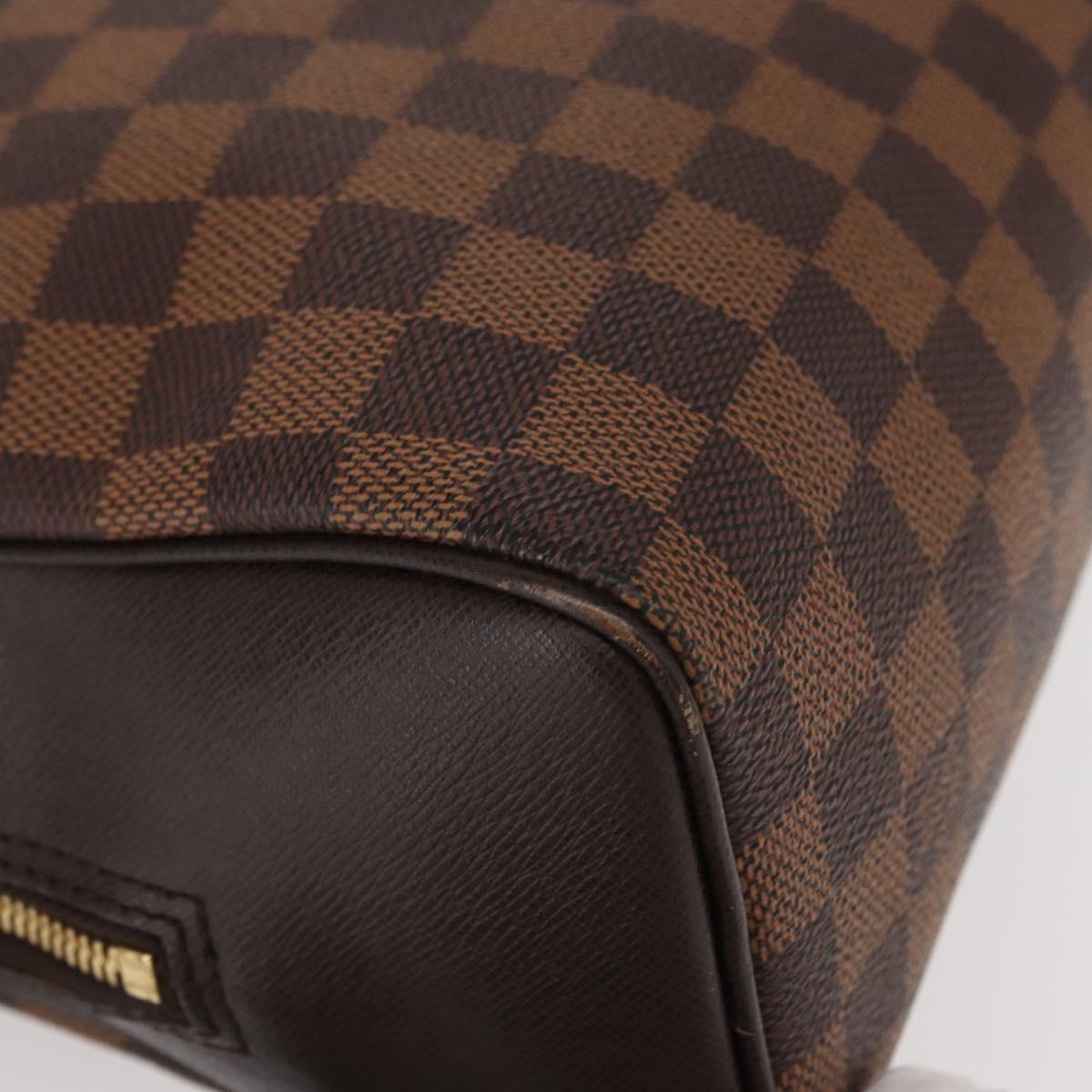 LOUIS VUITTON Damier Ebene Brera Hand Bag N51150 LV Auth 153702V