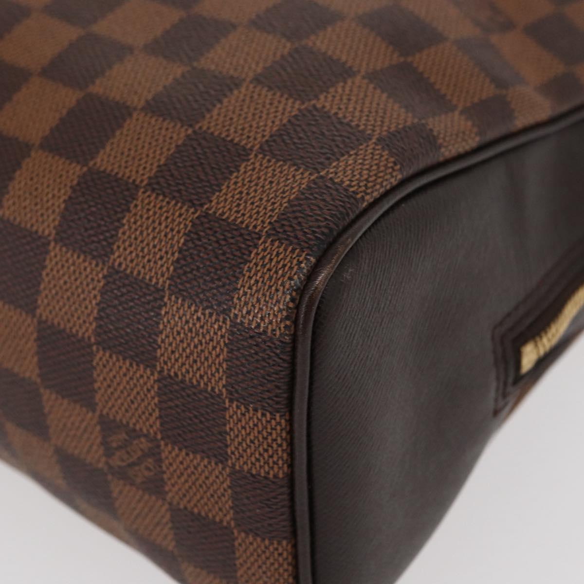 LOUIS VUITTON Damier Ebene Brera Hand Bag N51150 LV Auth 153702V