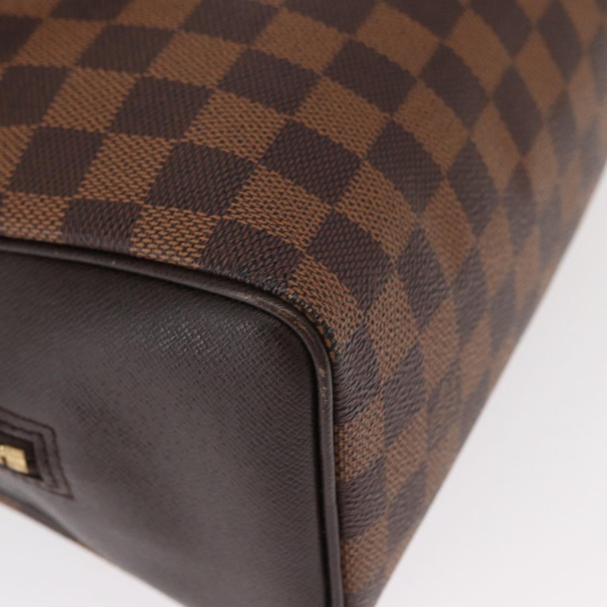 LOUIS VUITTON Damier Ebene Brera Hand Bag N51150 LV Auth 153702V