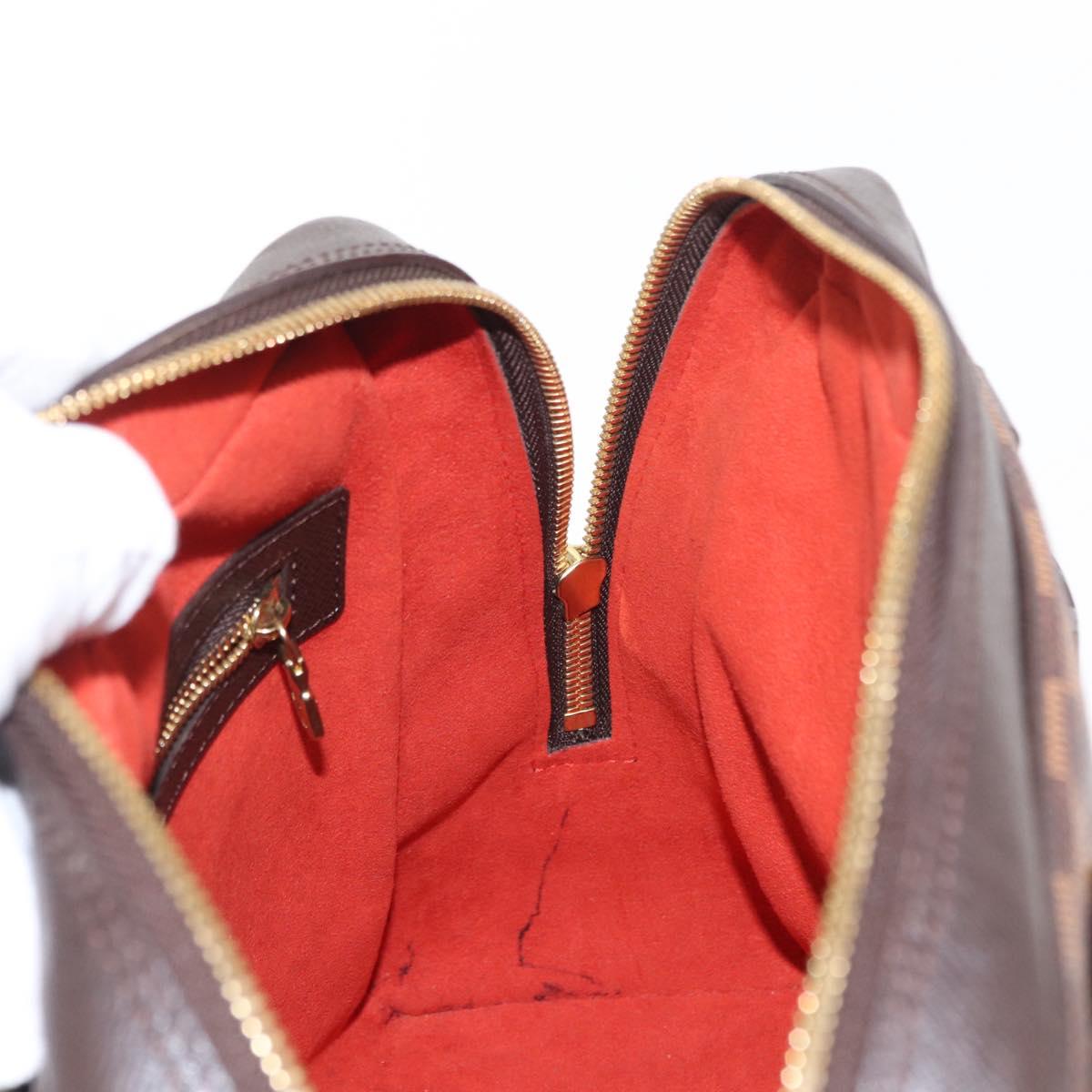 LOUIS VUITTON Damier Ebene Brera Hand Bag N51150 LV Auth 153702V