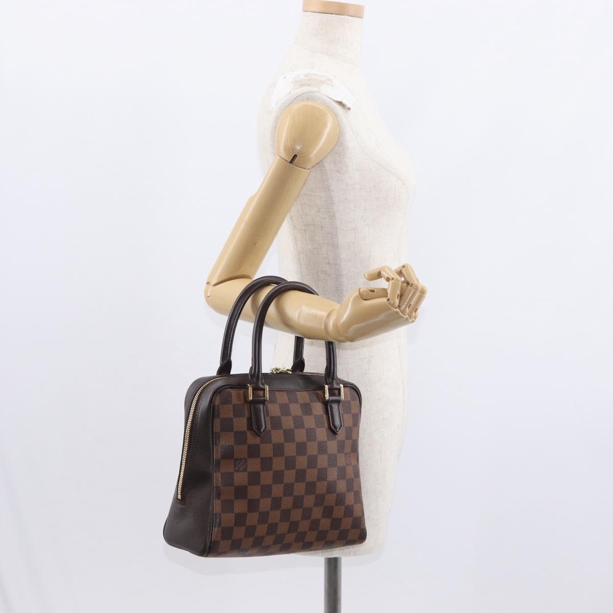LOUIS VUITTON Damier Ebene Brera Hand Bag N51150 LV Auth 153702V