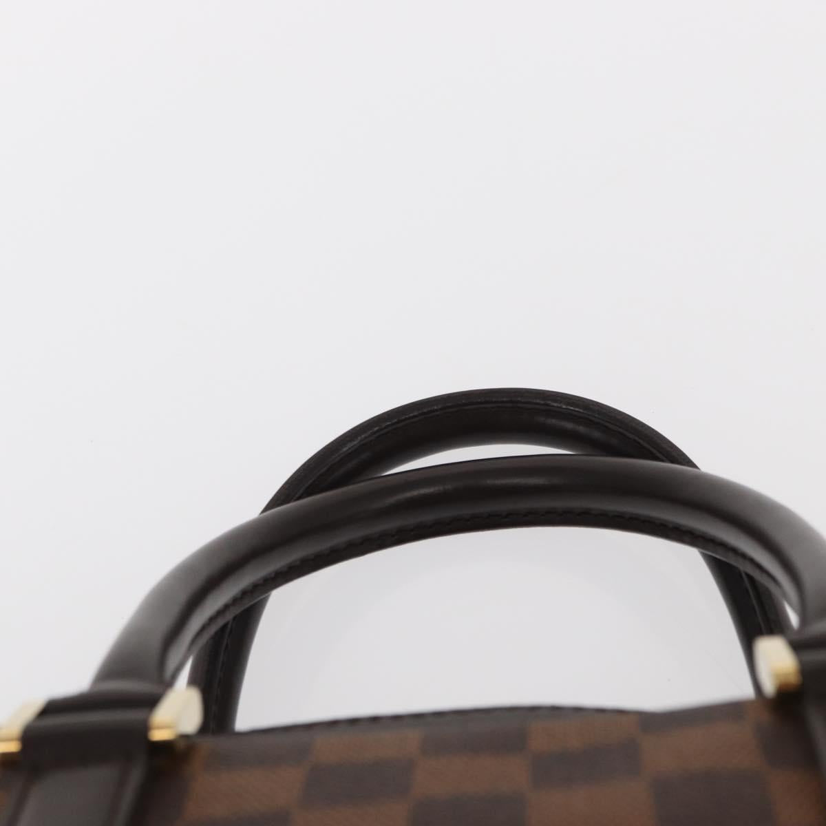 LOUIS VUITTON Damier Ebene Brera Hand Bag N51150 LV Auth 153702V
