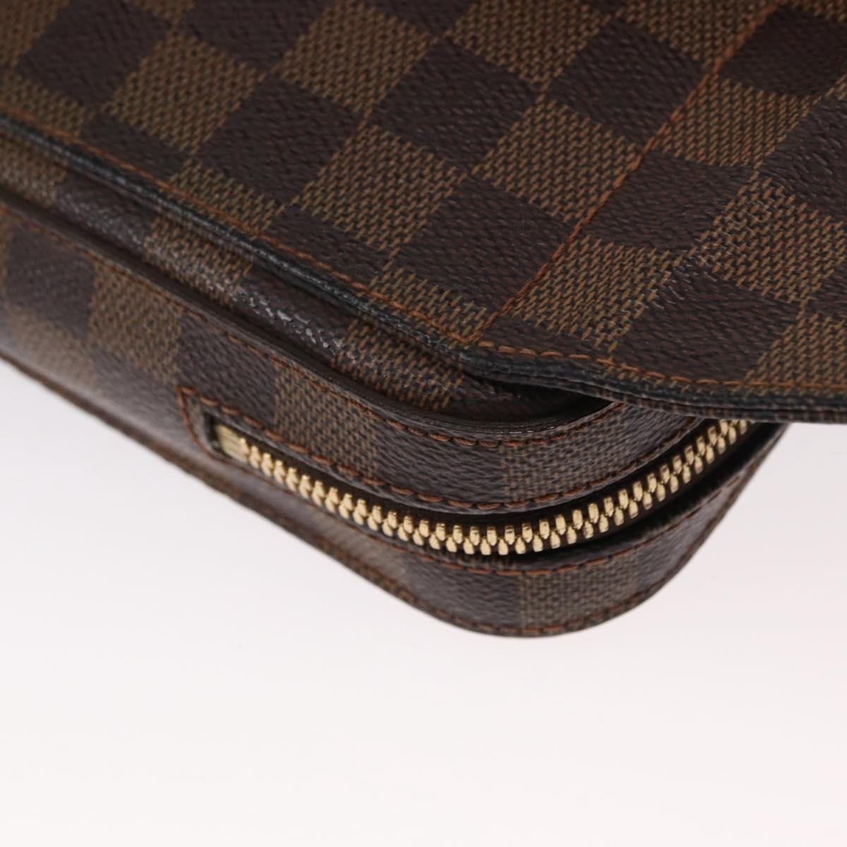 LOUIS VUITTON Damier Ebene Geronimos Shoulder Bag N51994 LV Auth 153705