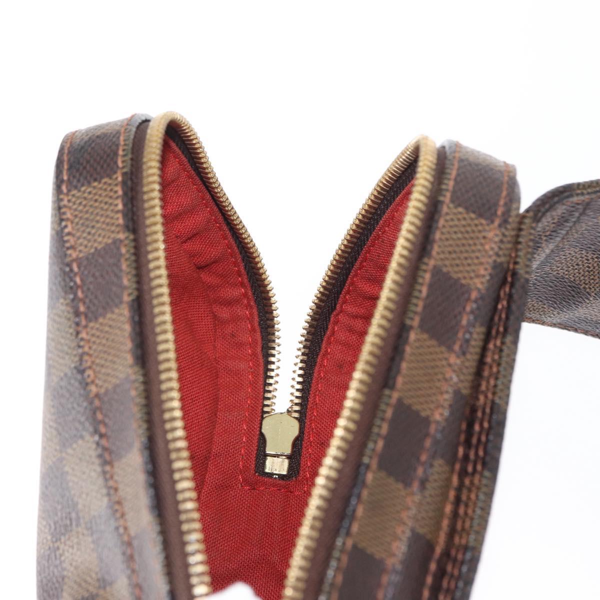 LOUIS VUITTON Damier Ebene Geronimos Shoulder Bag N51994 LV Auth 153705