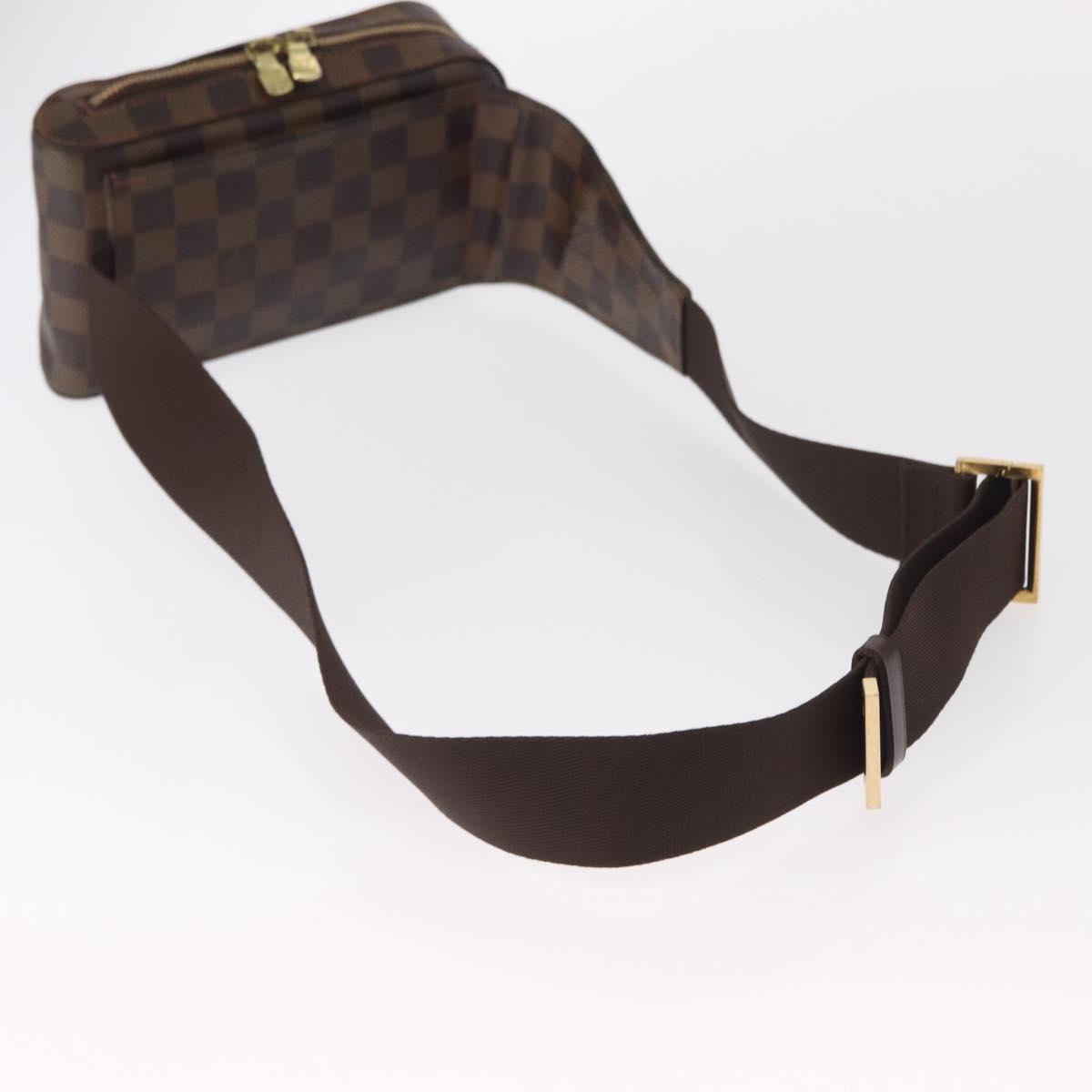 LOUIS VUITTON Damier Ebene Geronimos Shoulder Bag N51994 LV Auth 153705