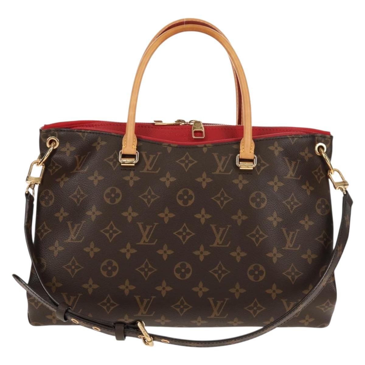 LOUIS VUITTON Monogram Pallas Hand Bag M41175 LV Auth 153708V