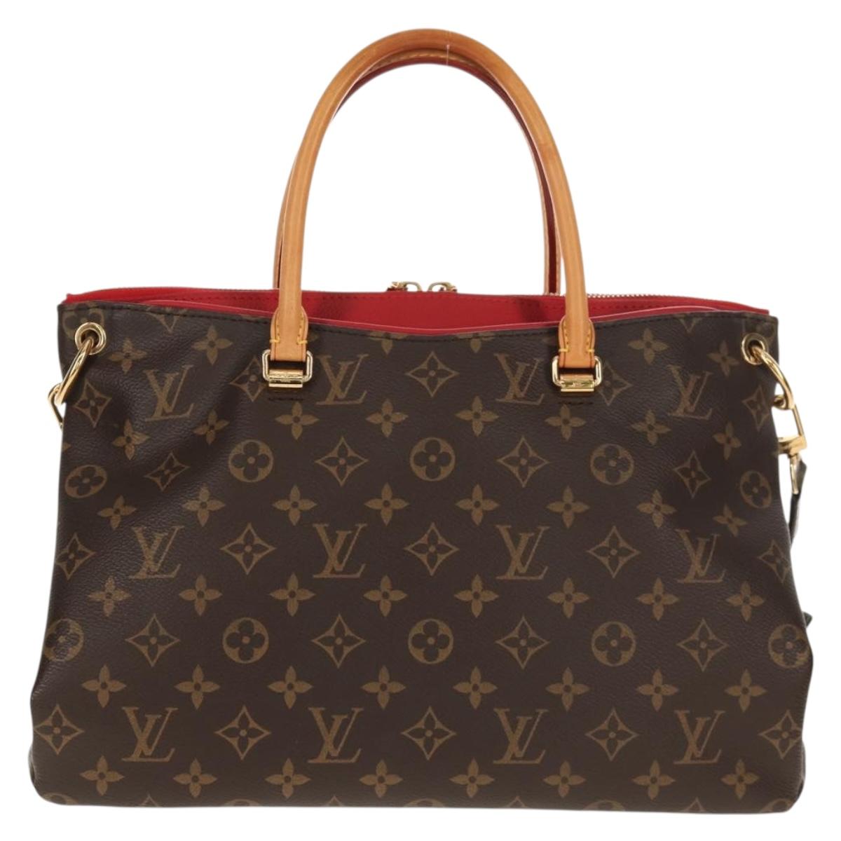 LOUIS VUITTON Monogram Pallas Hand Bag M41175 LV Auth 153708V
