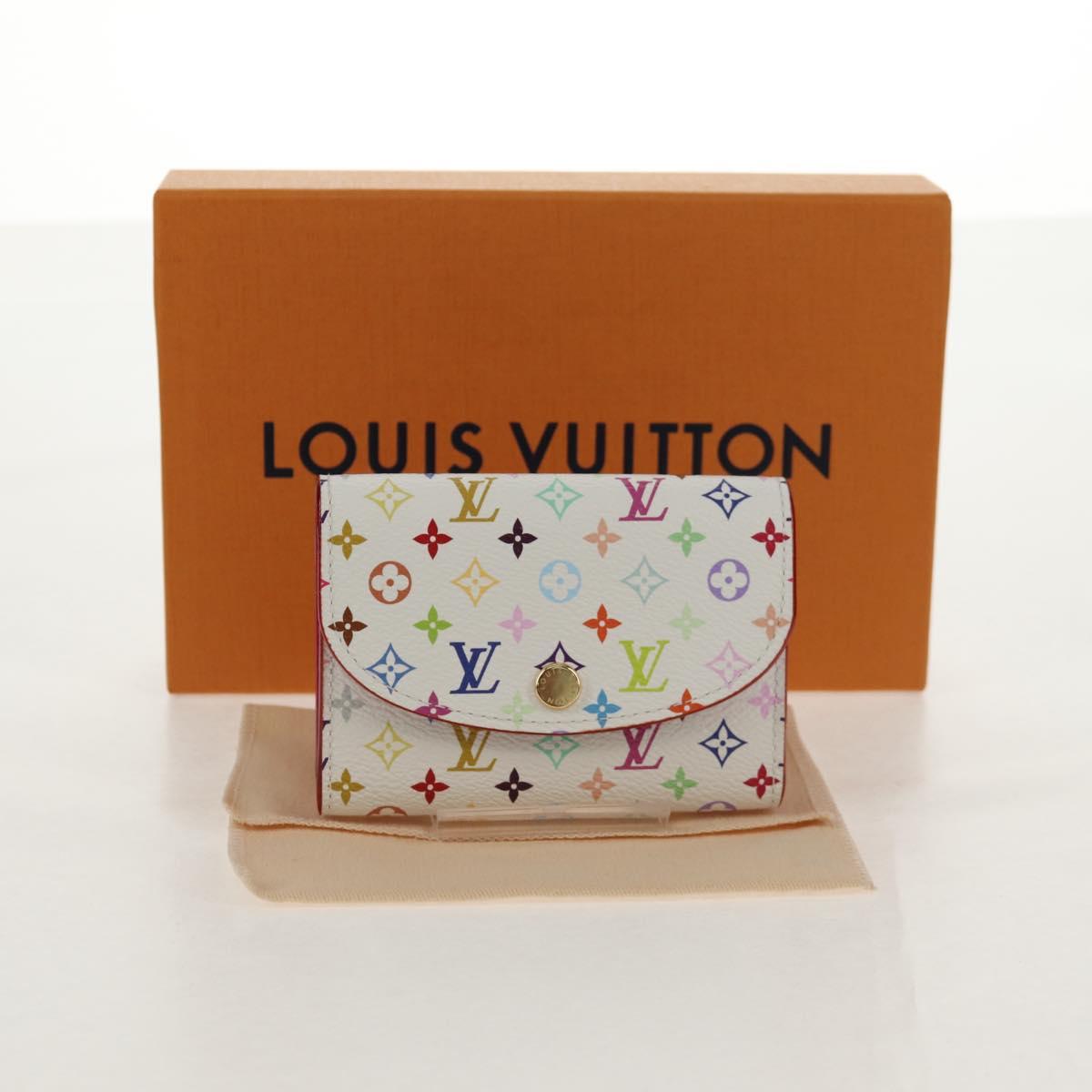 LOUIS VUITTON Multicolor Porte Monnaie Rosary Coin Purse M13399 Auth 153715SAM