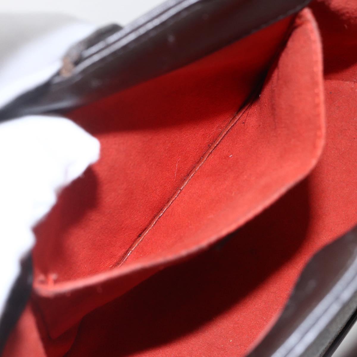 LOUIS VUITTON Damier Ebene Impala Hand Bag SPO LV Auth 153719V