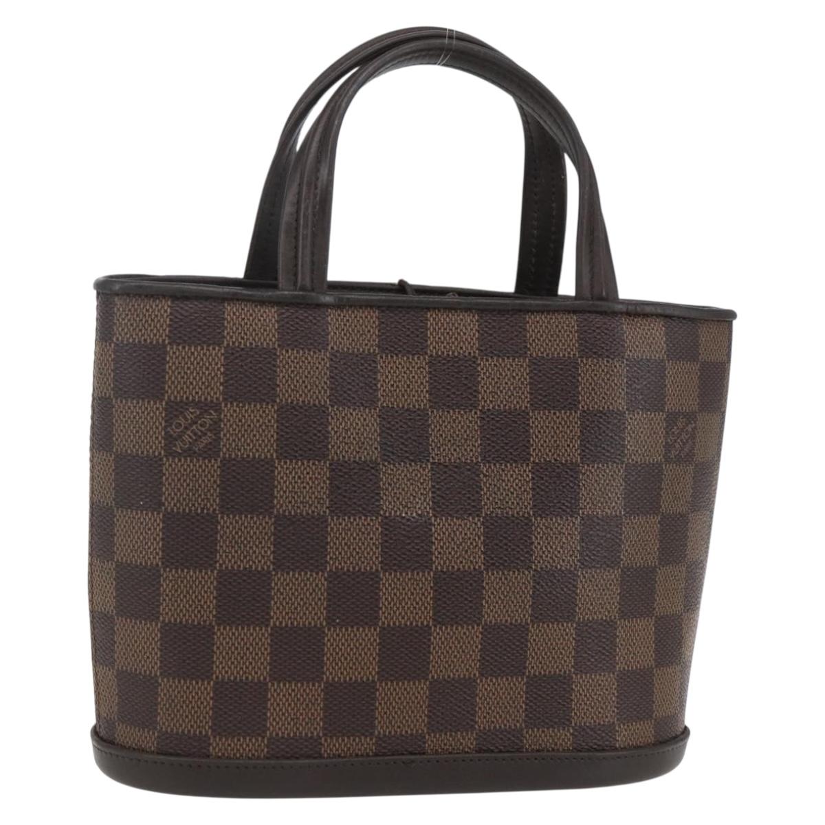 LOUIS VUITTON Damier Ebene Impala Hand Bag SPO LV Auth 153719V