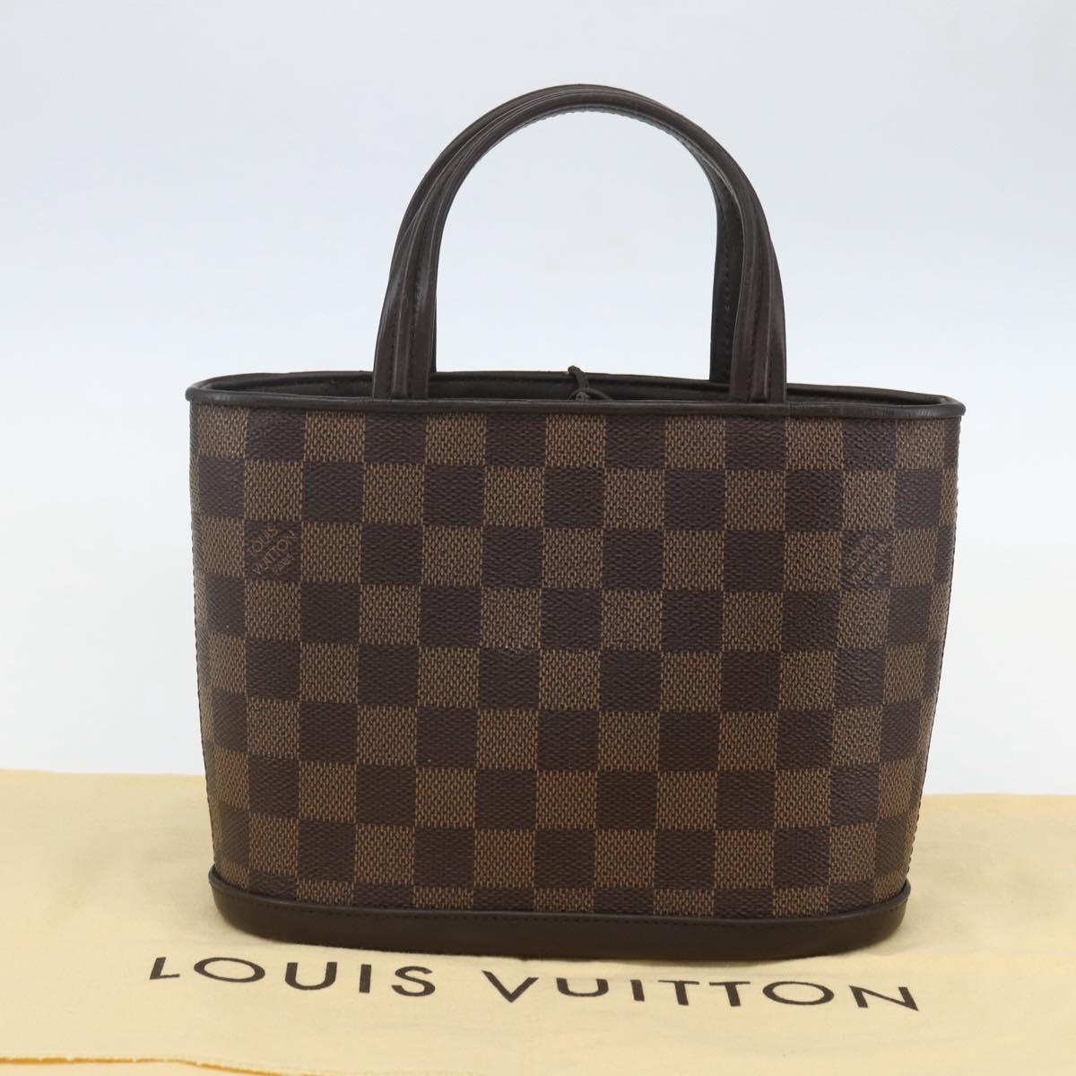 LOUIS VUITTON Damier Ebene Impala Hand Bag SPO LV Auth 153719V