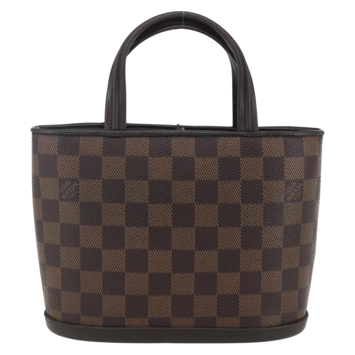LOUIS VUITTON Damier Ebene Impala Hand Bag SPO LV Auth 153719V