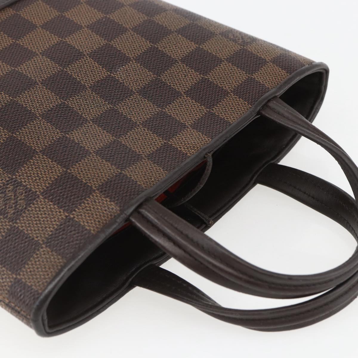 LOUIS VUITTON Damier Ebene Impala Hand Bag SPO LV Auth 153719V
