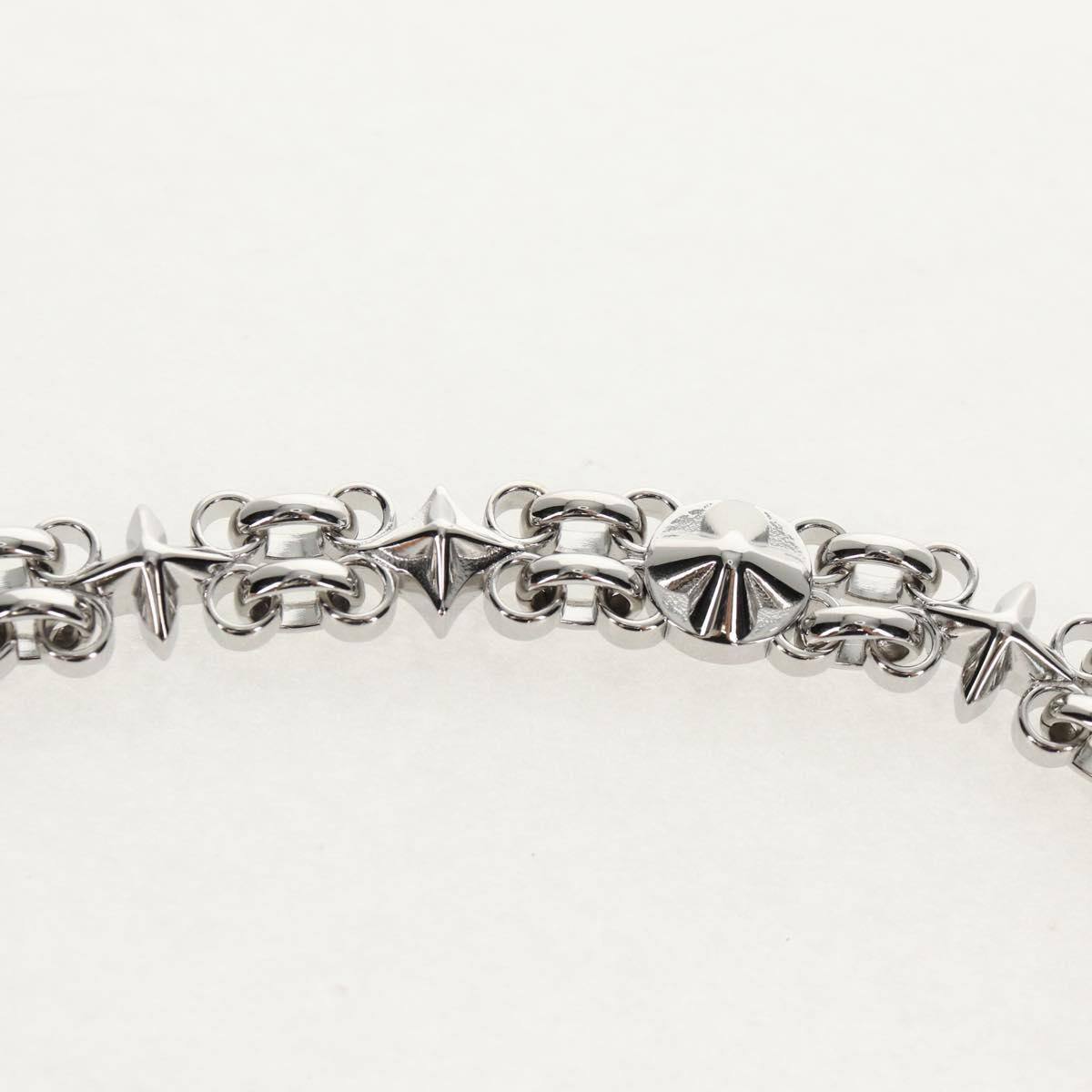 LOUIS VUITTON Chain Strap metal 22.4"" Silver LV Auth 153722M