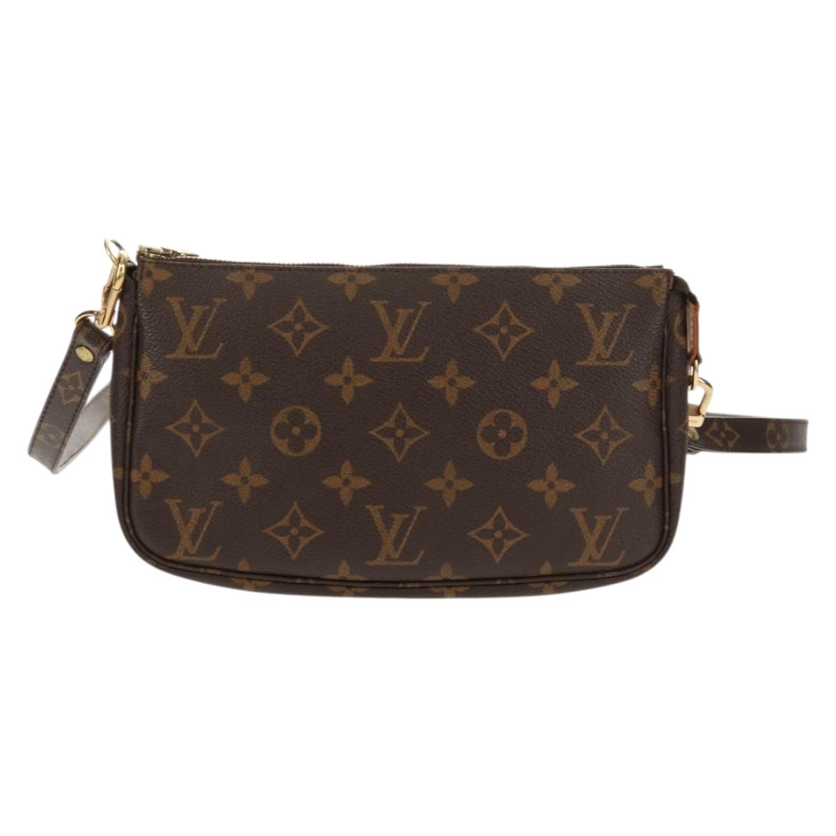 LOUIS VUITTON Monogram Pochette Accessoires Pouch M51980 LV Auth 153749V