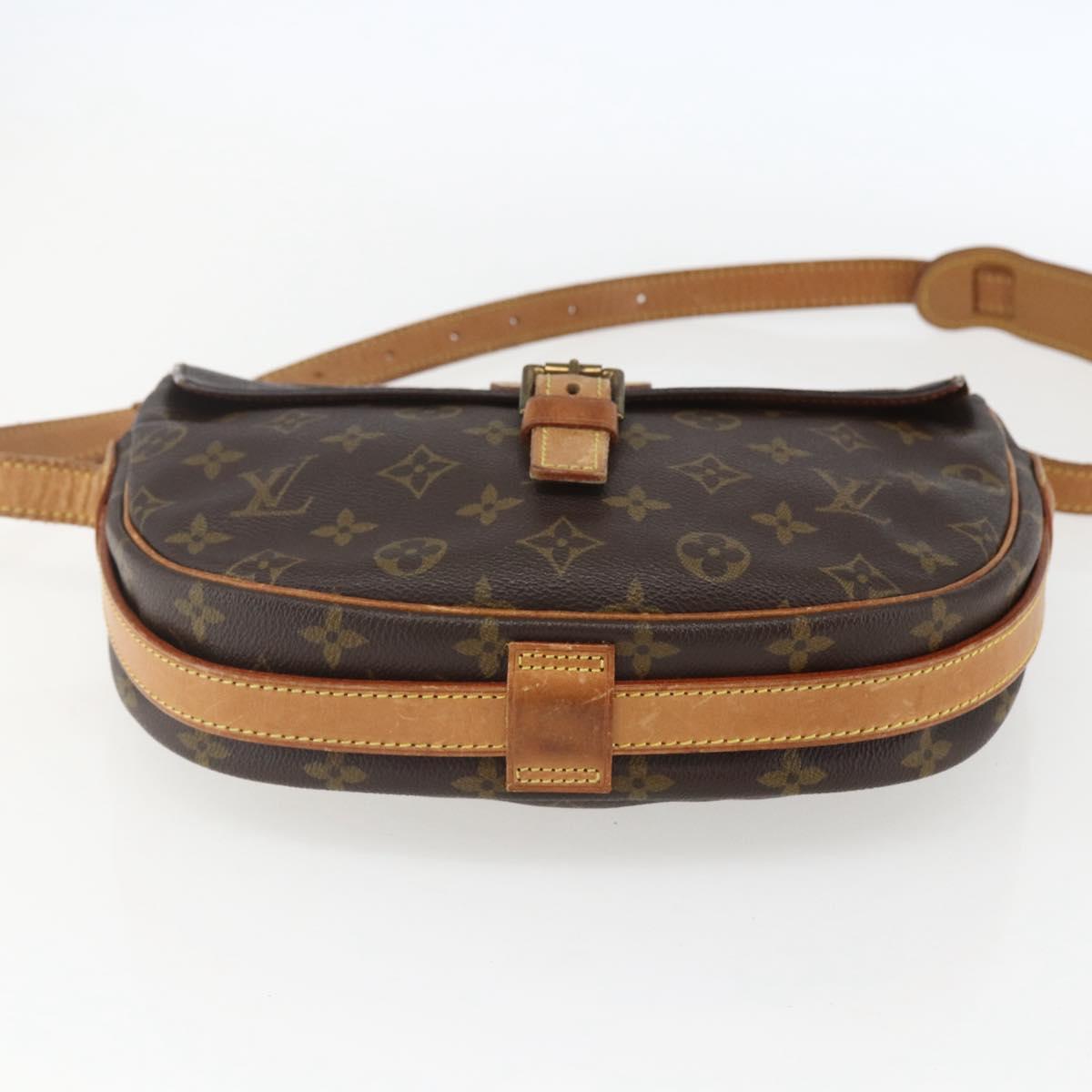LOUIS VUITTON Monogram Jeune Fille MM Shoulder Bag M51226 LV Auth 153755