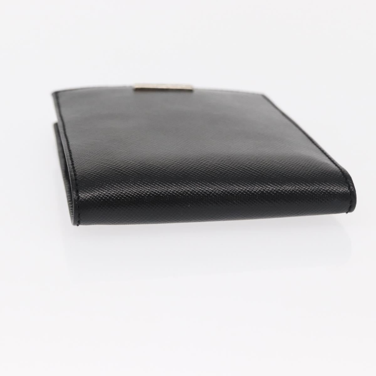 GIVENCHY Wallet Leather Black Auth 153773V