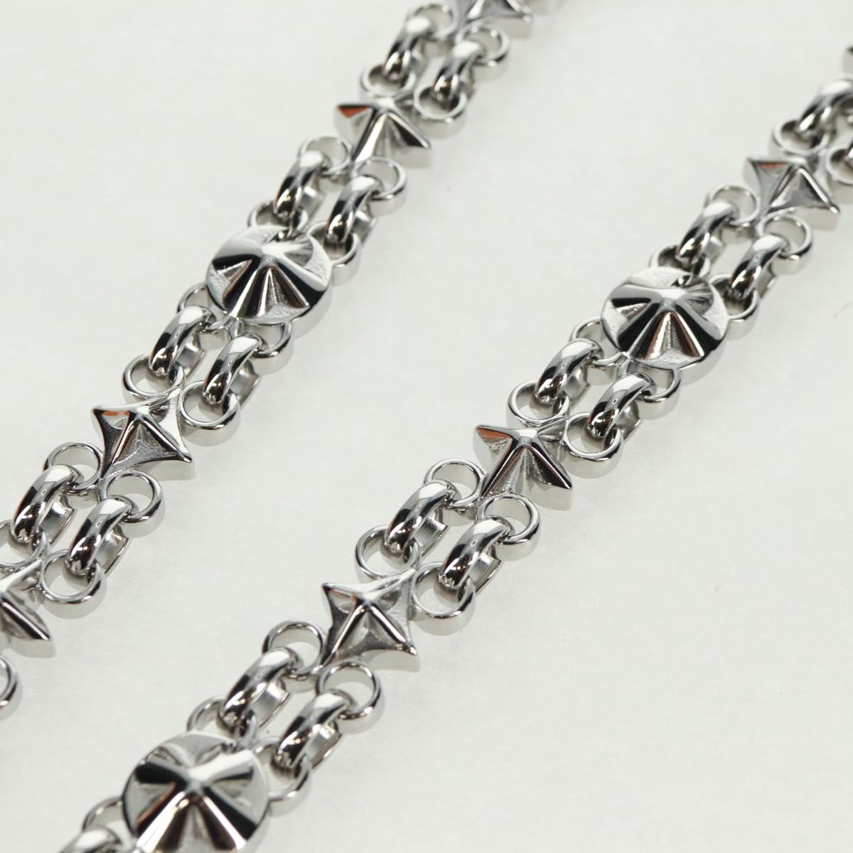 LOUIS VUITTON Chain Strap metal Silver tone LV Auth 153797SAM