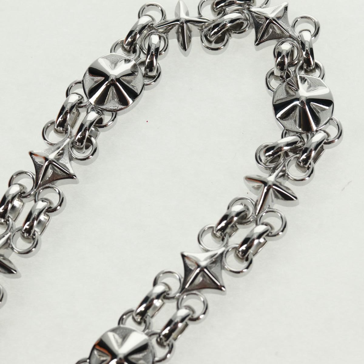 LOUIS VUITTON Chain Strap metal Silver tone LV Auth 153797SAM