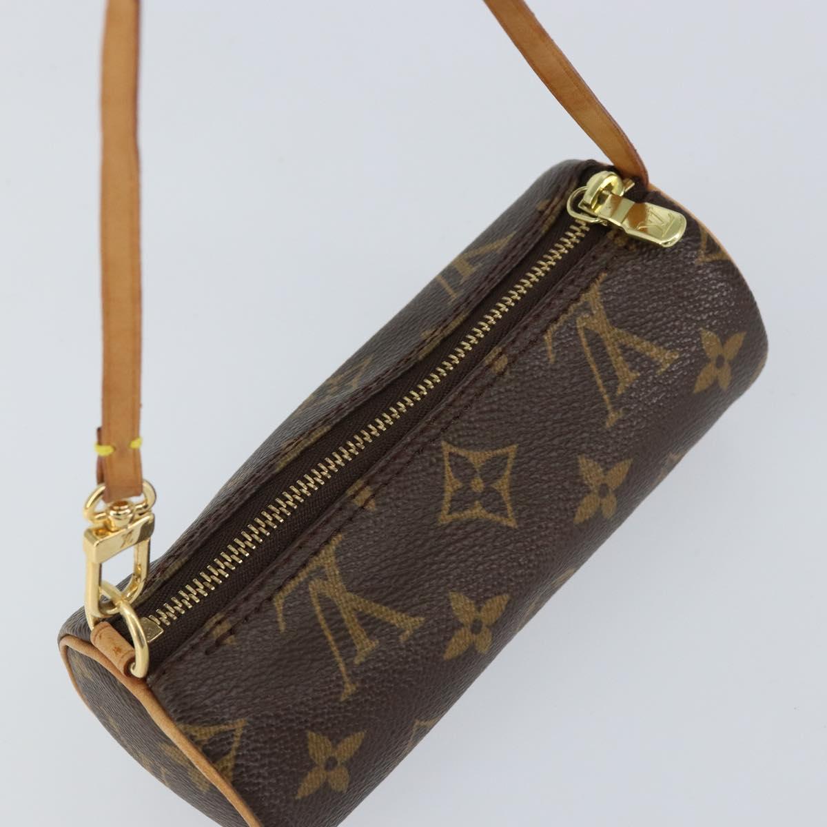 LOUIS VUITTON Monogram Papillon Pouch LV Auth 153802
