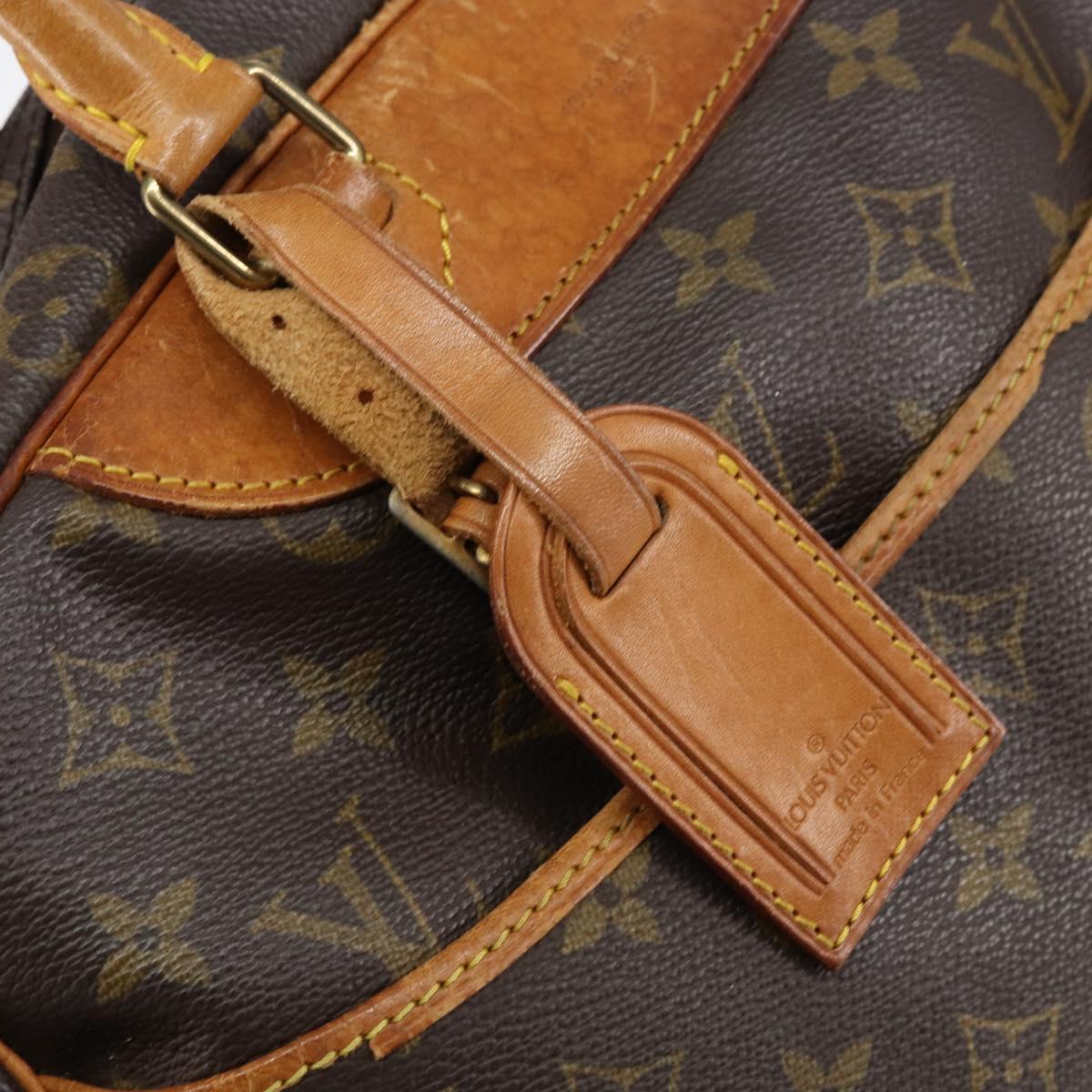 LOUIS VUITTON Monogram Deauville Hand Bag M47270 LV Auth 153803