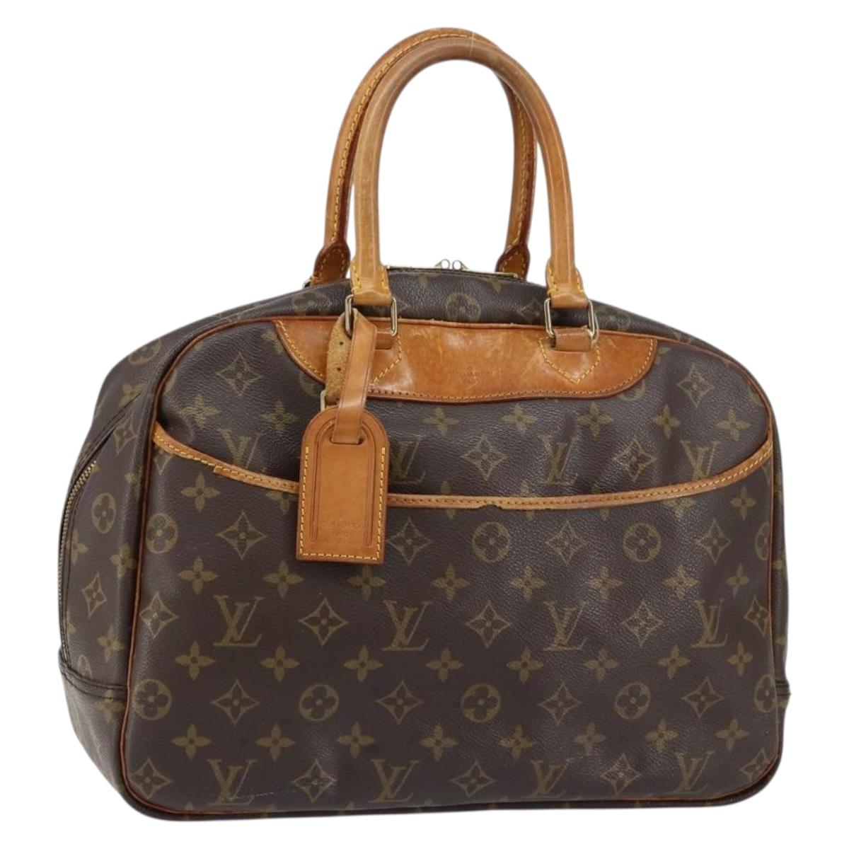 LOUIS VUITTON Monogram Deauville Hand Bag M47270 LV Auth 153803
