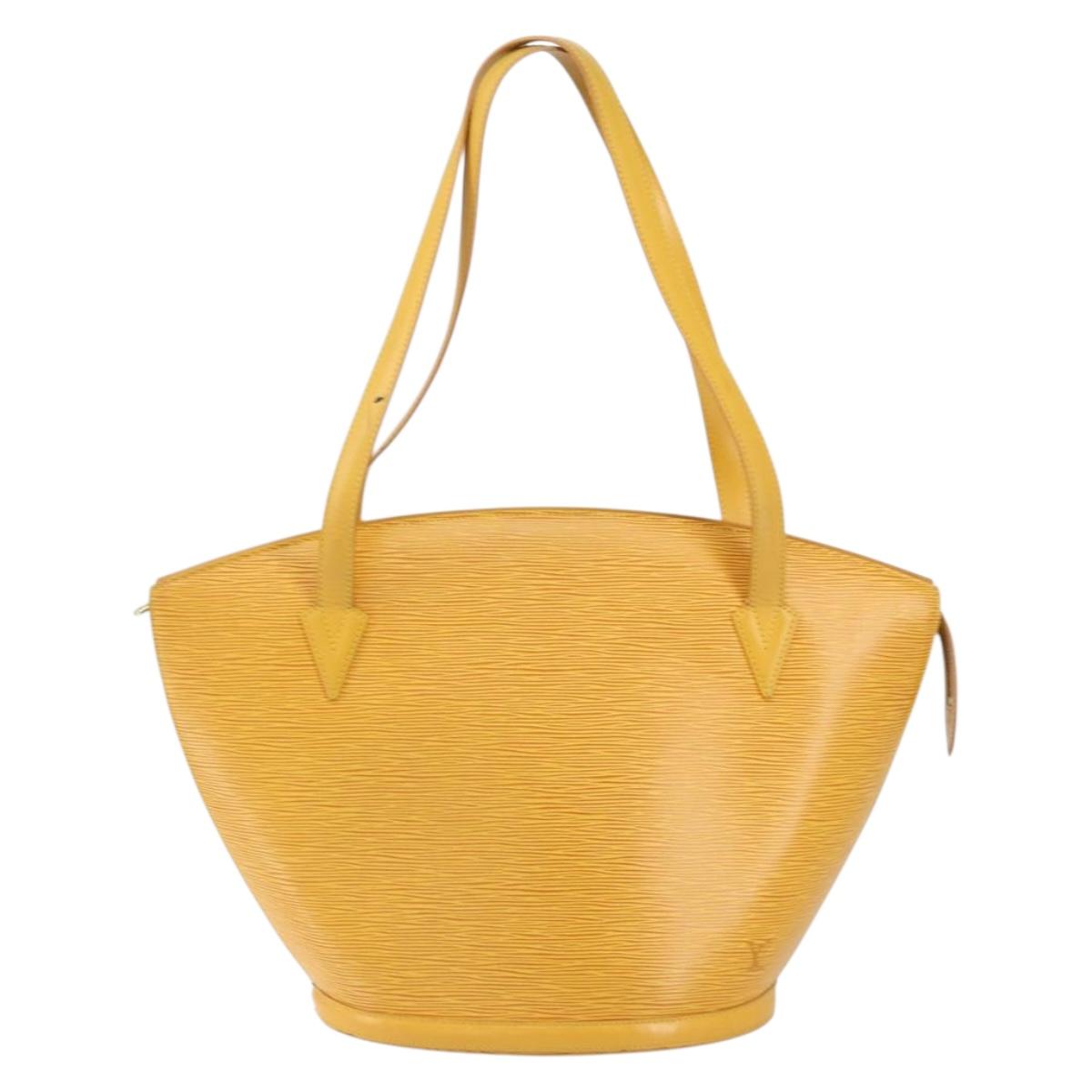 LOUIS VUITTON Epi Saint Jacques Shopping Shoulder Bag Yellow M52269 Auth 153841