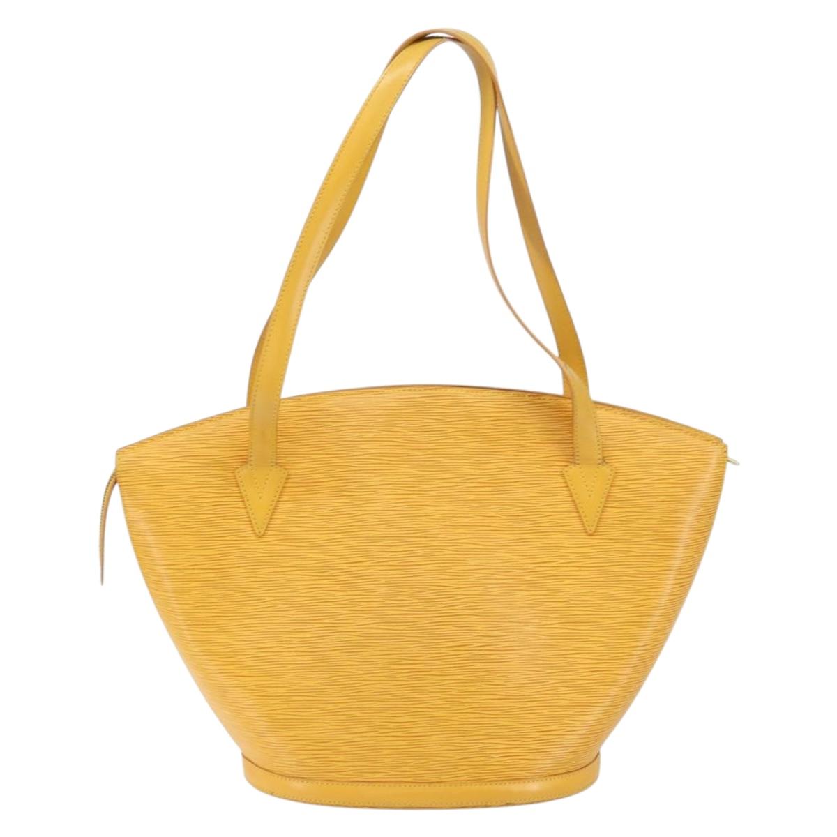 LOUIS VUITTON Epi Saint Jacques Shopping Shoulder Bag Yellow M52269 Auth 153841