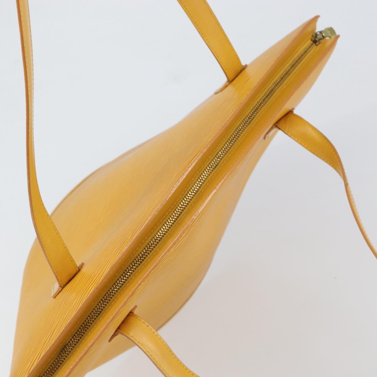 LOUIS VUITTON Epi Saint Jacques Shopping Shoulder Bag Yellow M52269 Auth 153841