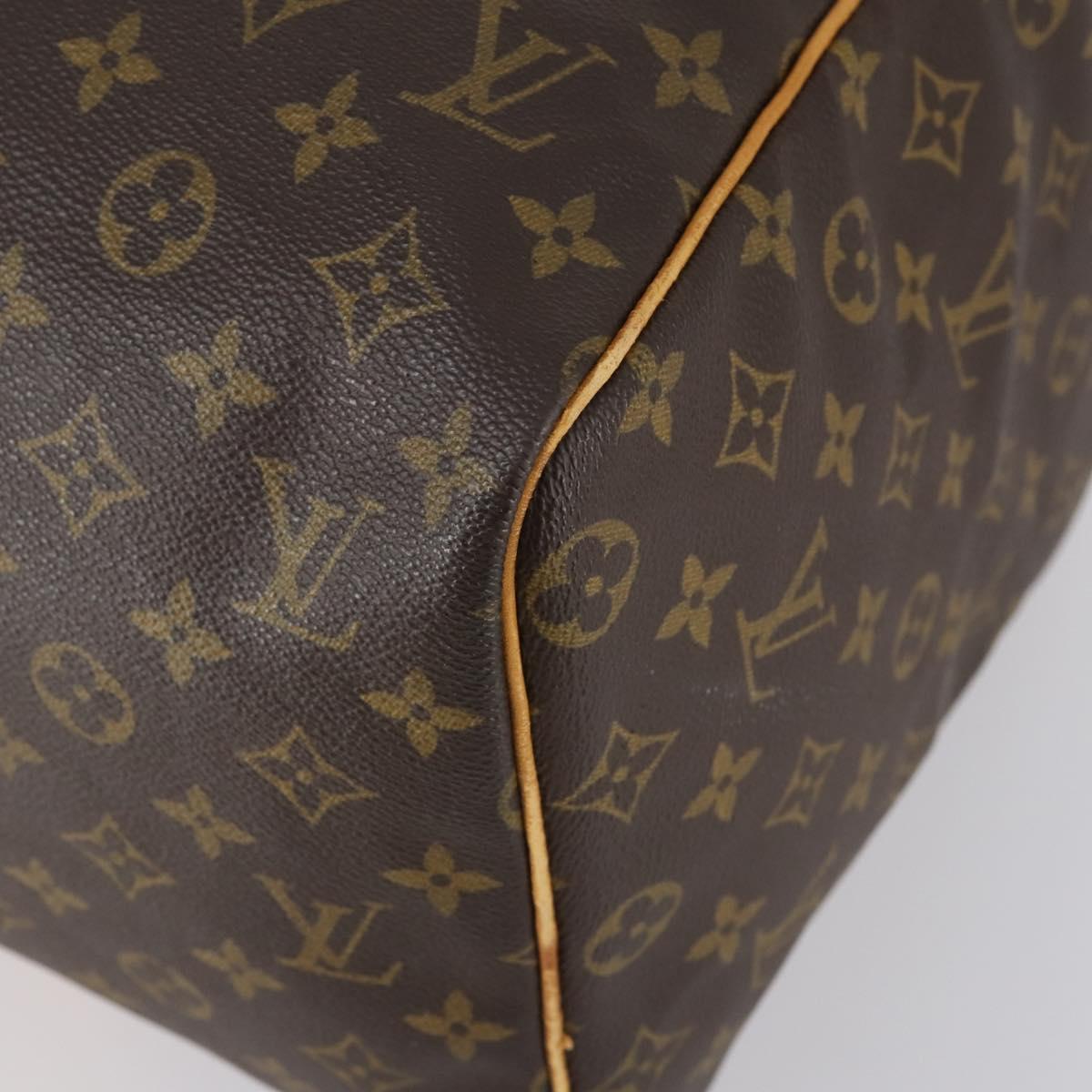 LOUIS VUITTON Monogram Sac Souple 45 Boston Bag M41624 LV Auth 153845