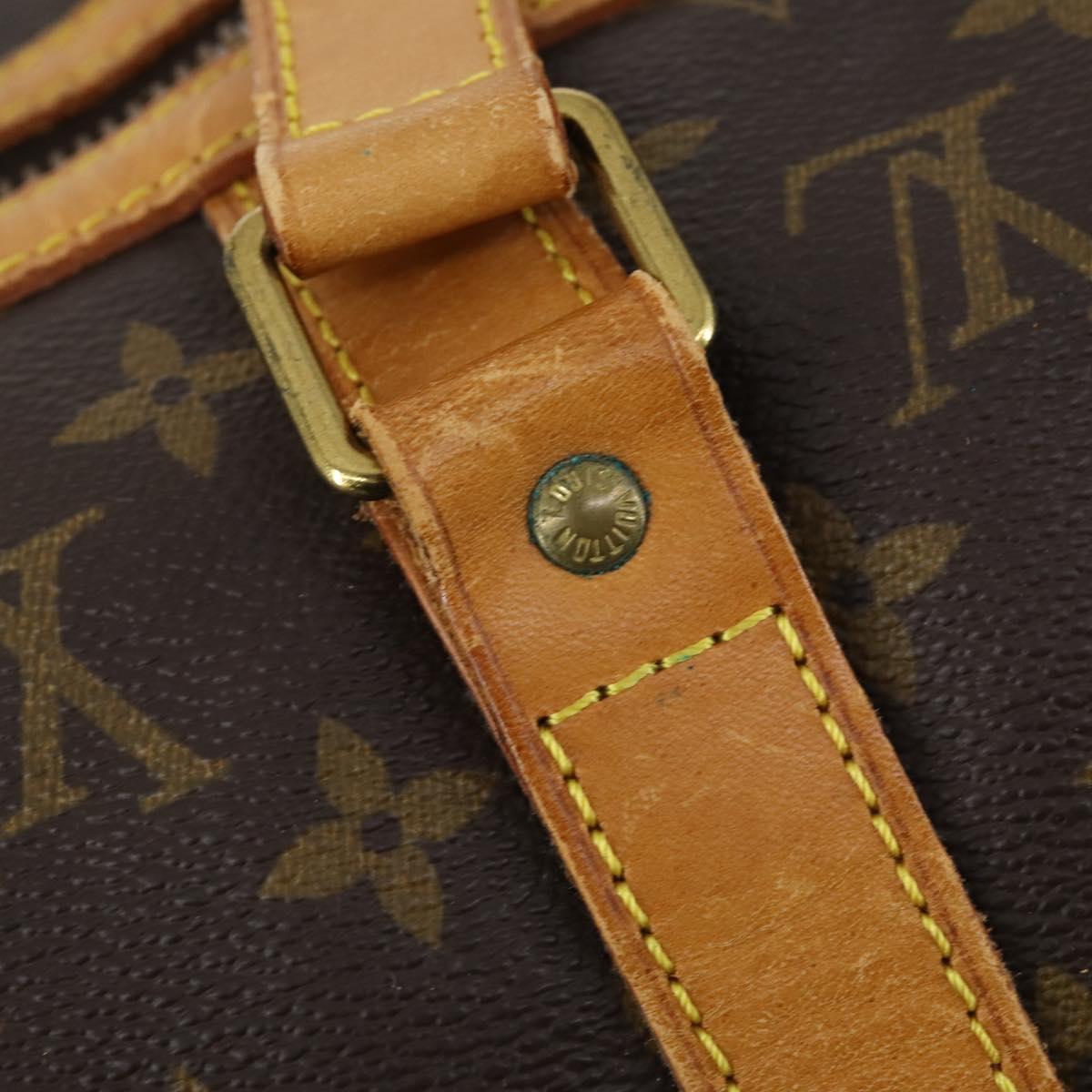 LOUIS VUITTON Monogram Sac Souple 45 Boston Bag M41624 LV Auth 153845