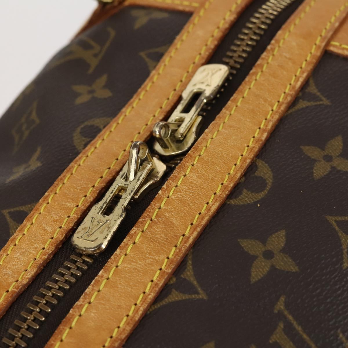LOUIS VUITTON Monogram Sac Souple 45 Boston Bag M41624 LV Auth 153845
