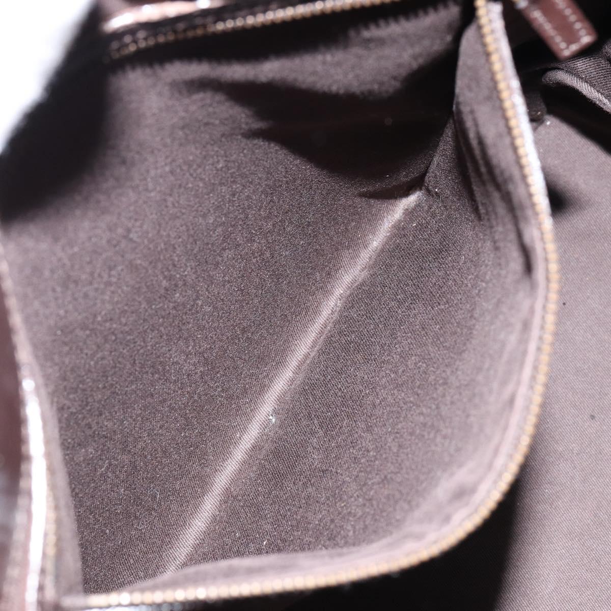 GUCCI GG Canvas Shoulder Bag Beige Gold 109141 Auth 153851