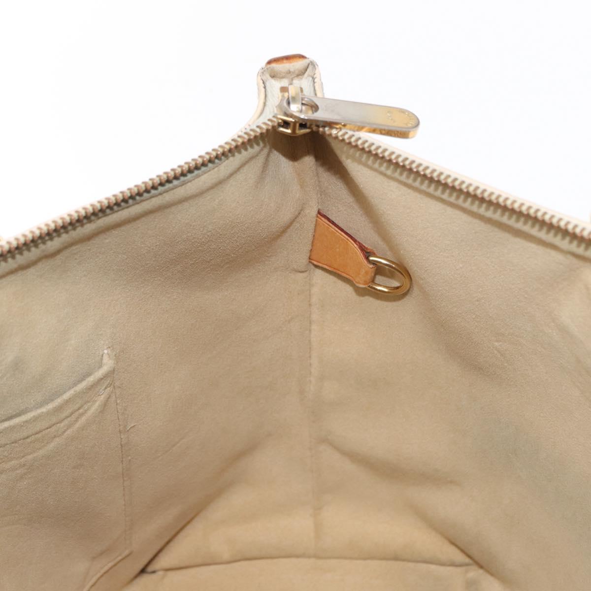 LOUIS VUITTON Damier Azur Saleya PM Tote Bag N51186 LV Auth 153855