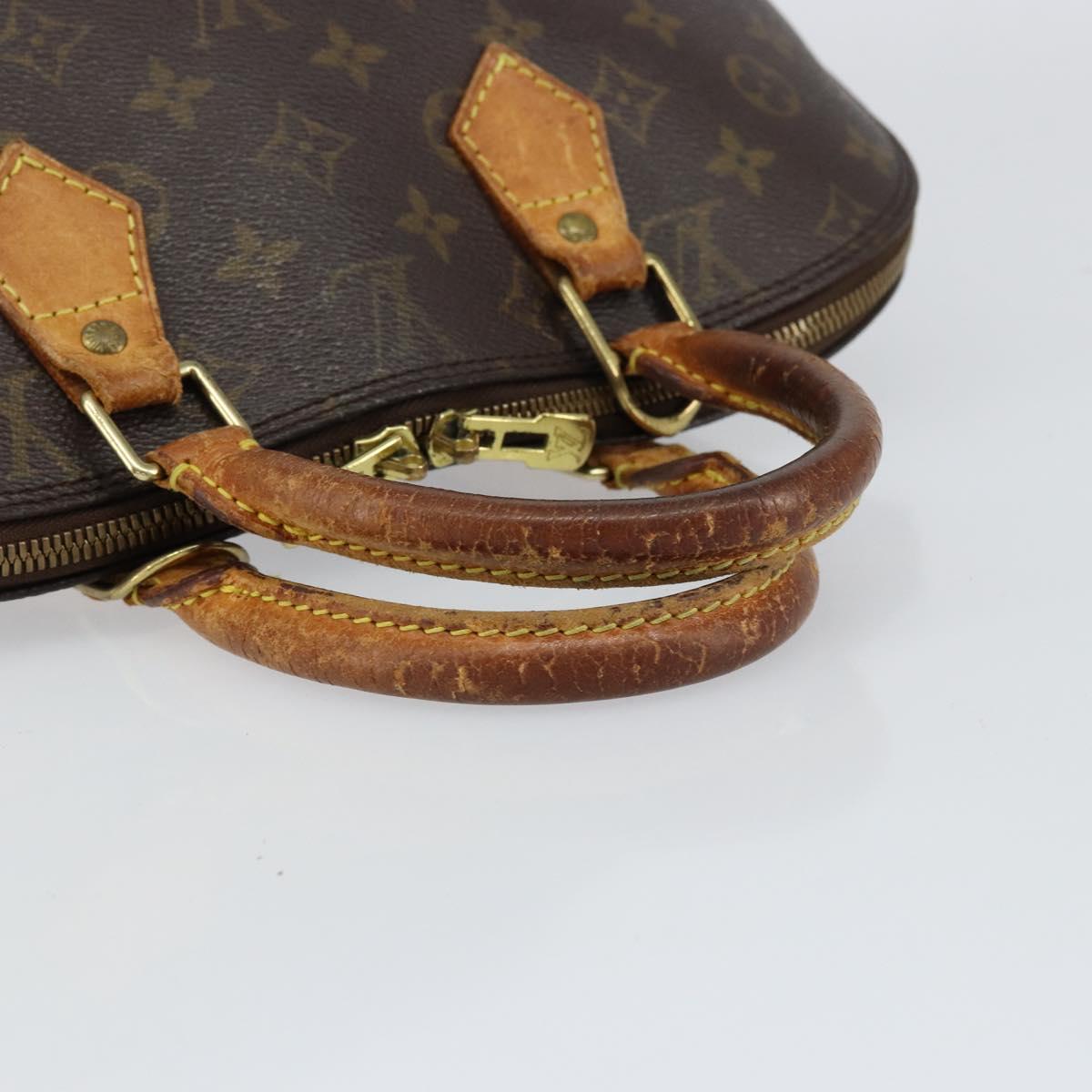 LOUIS VUITTON Monogram Alma Hand Bag M51130 LV Auth 153856