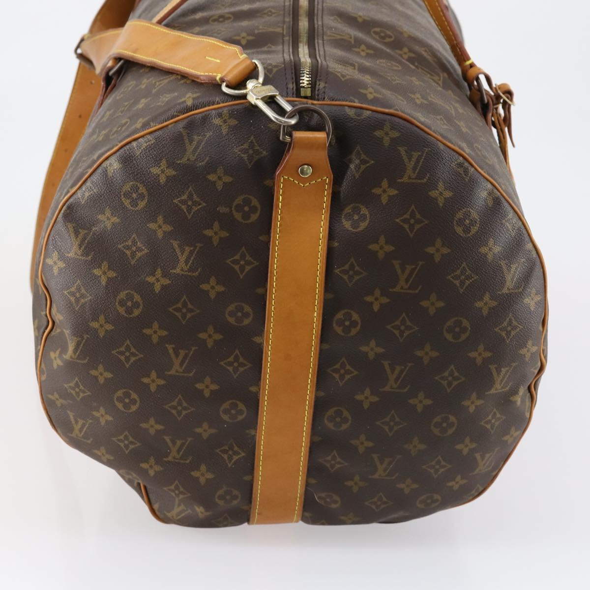 LOUIS VUITTON Monogram Sac Polochon 65 Bag 2way M41222 LV Auth 153857