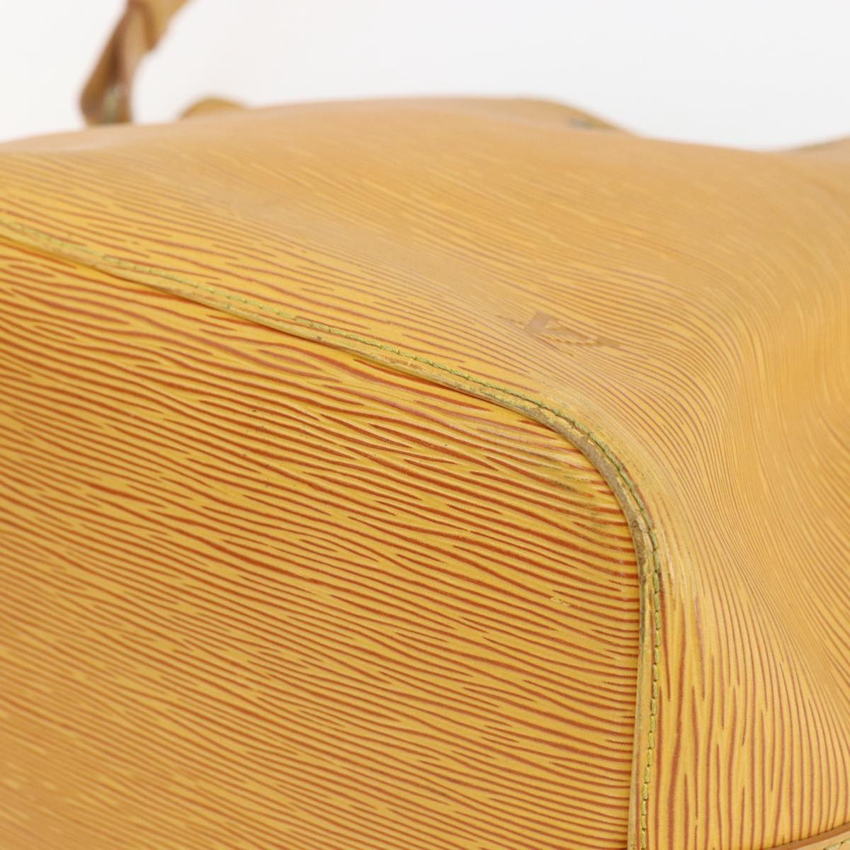 LOUIS VUITTON Epi Petit Noe Shoulder Bag Yellow M44109 LV Auth 153869