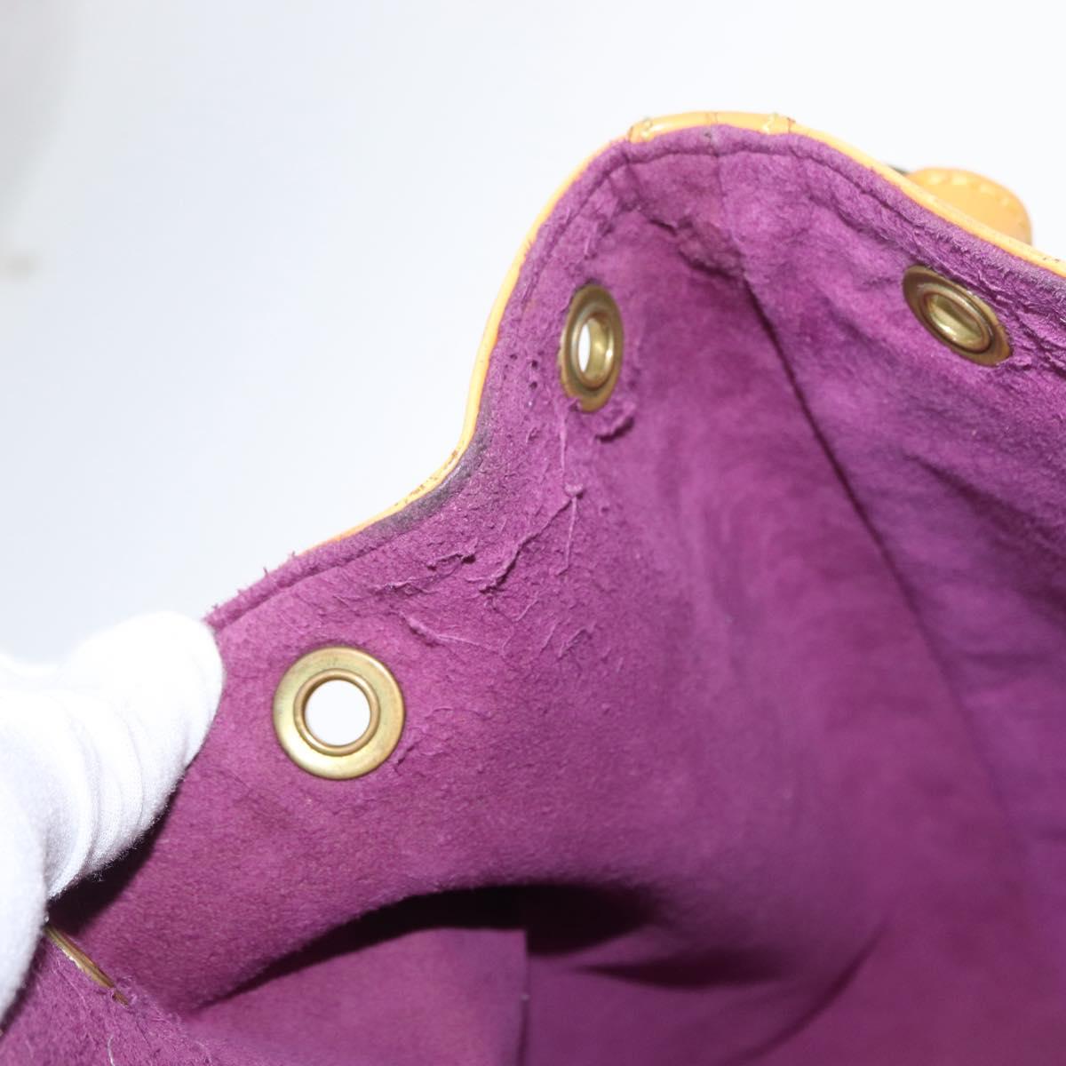 LOUIS VUITTON Epi Petit Noe Shoulder Bag Yellow M44109 LV Auth 153869