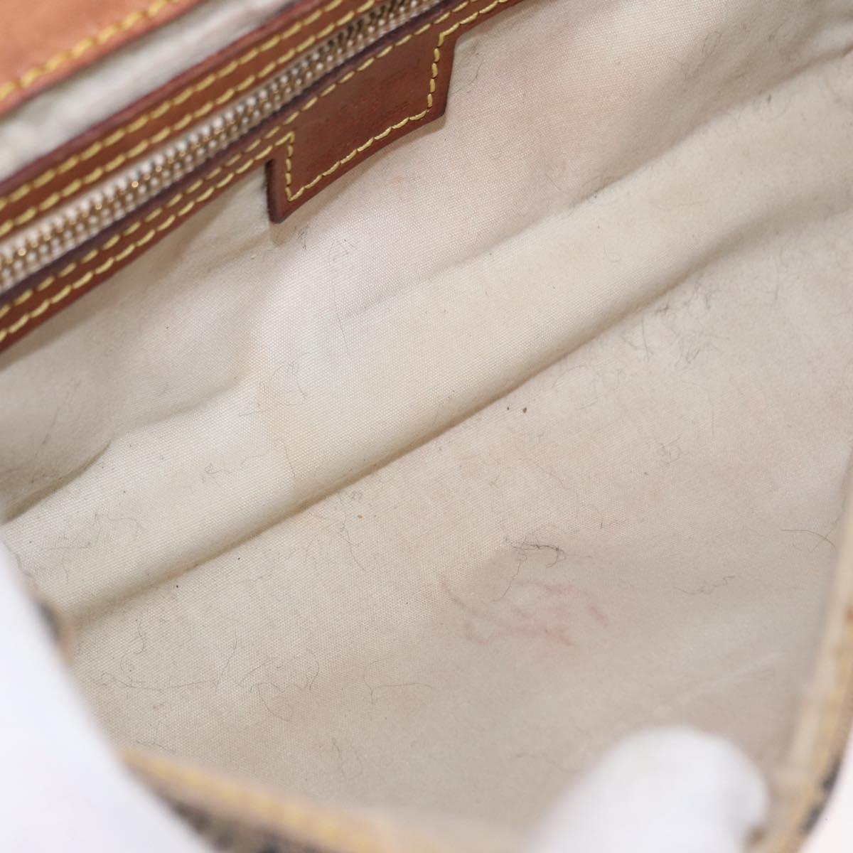 LOUIS VUITTON Monogram Mini Camille Chain Shoulder Bag Blue M92002 Auth 153870